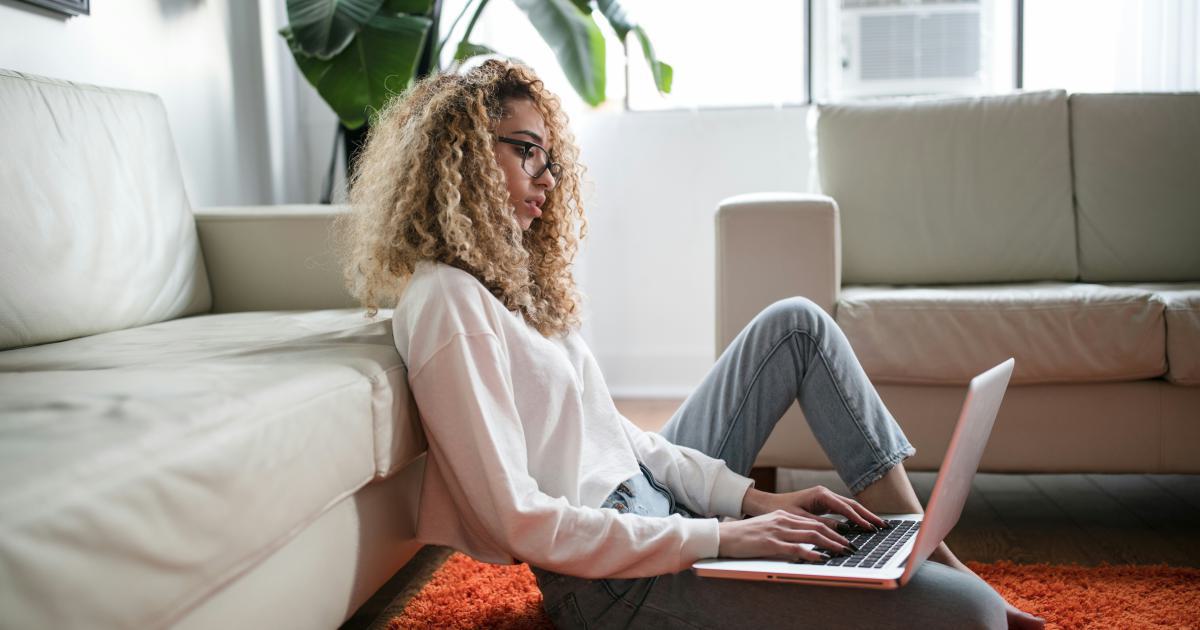 Person Using Laptop