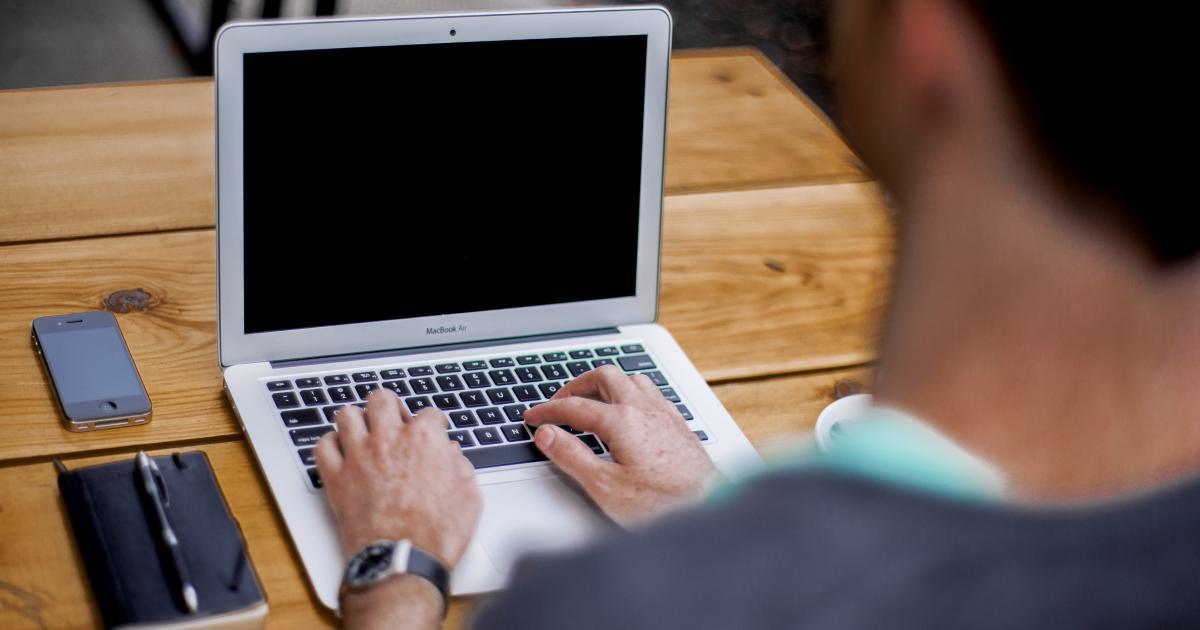 Business Professional Working on Computer