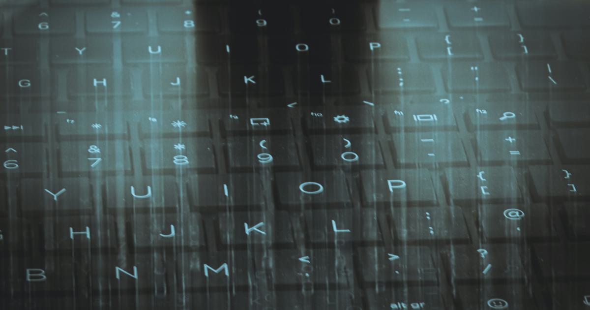 Magnifying Glass on Keyboard