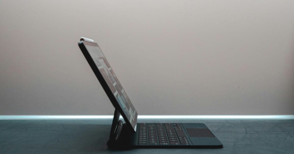 Laptop with Keyboard