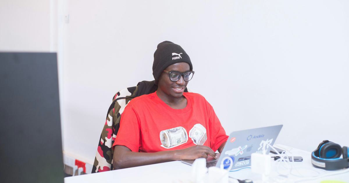 Person Conducting Online Research