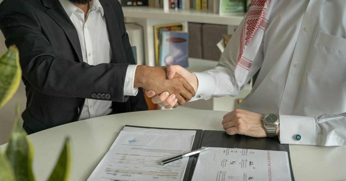 Business Partners Shaking Hands