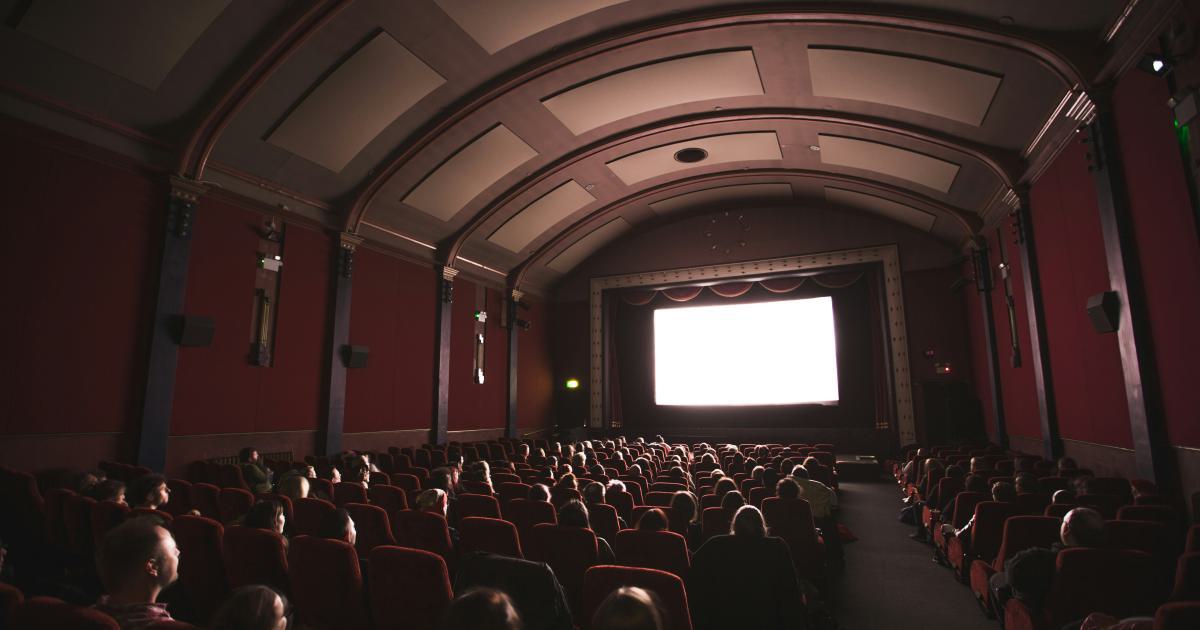 Moviegoers in a Theater