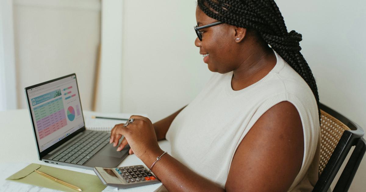 Woman Reviewing Product Online