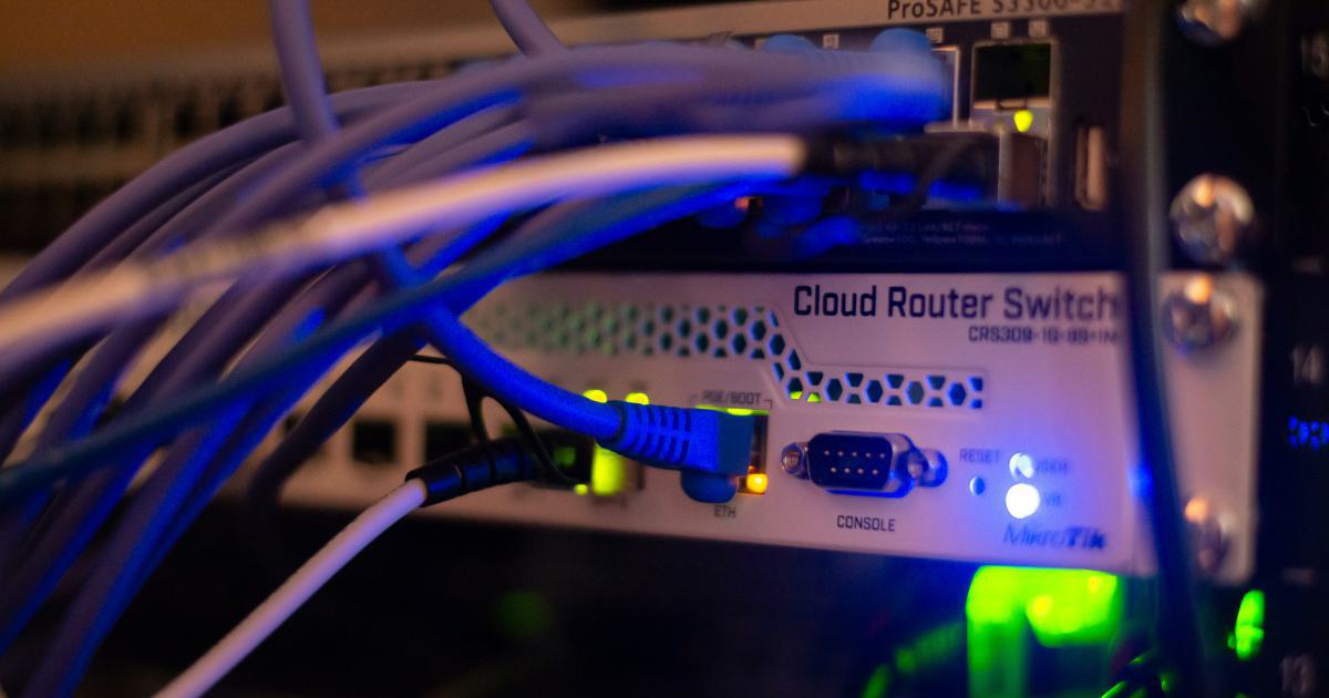 Hands Holding Network Connection