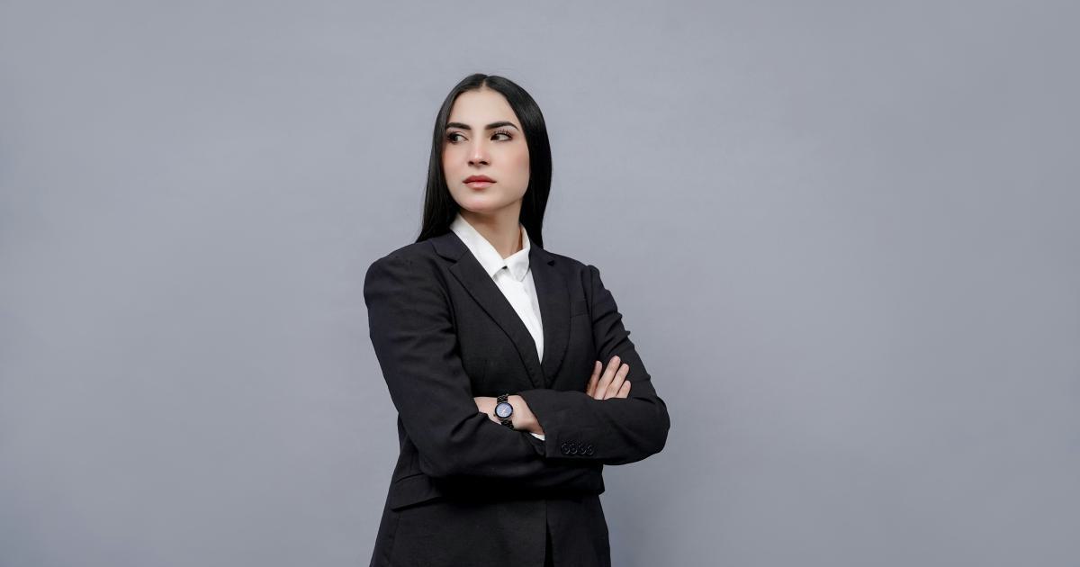 Portrait of a Young Businesswoman