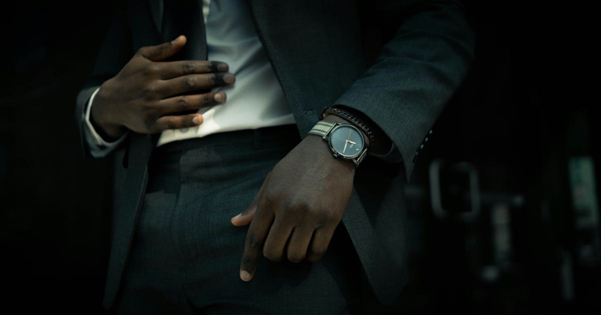 Businessman Working Under Time Pressure