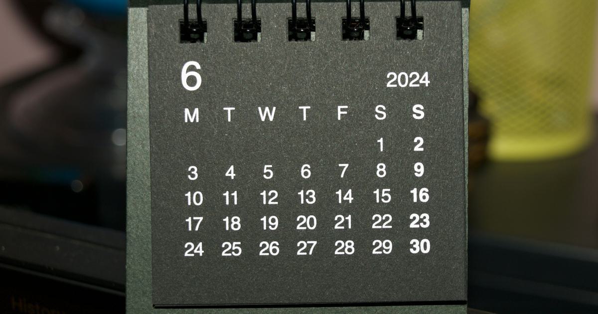 Content Calendar Example