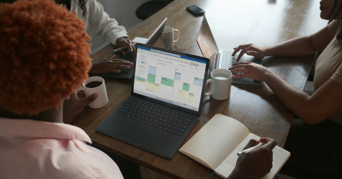 A business owner analyzing review data on a computer