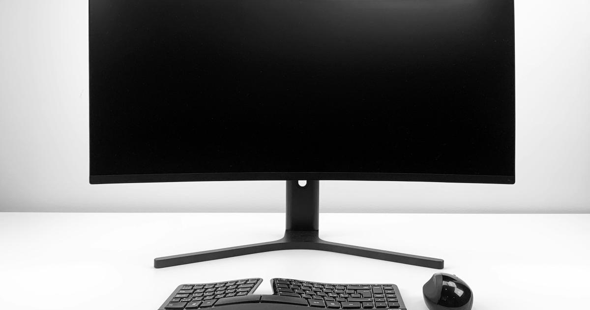 Computer Monitor Displaying Web Page