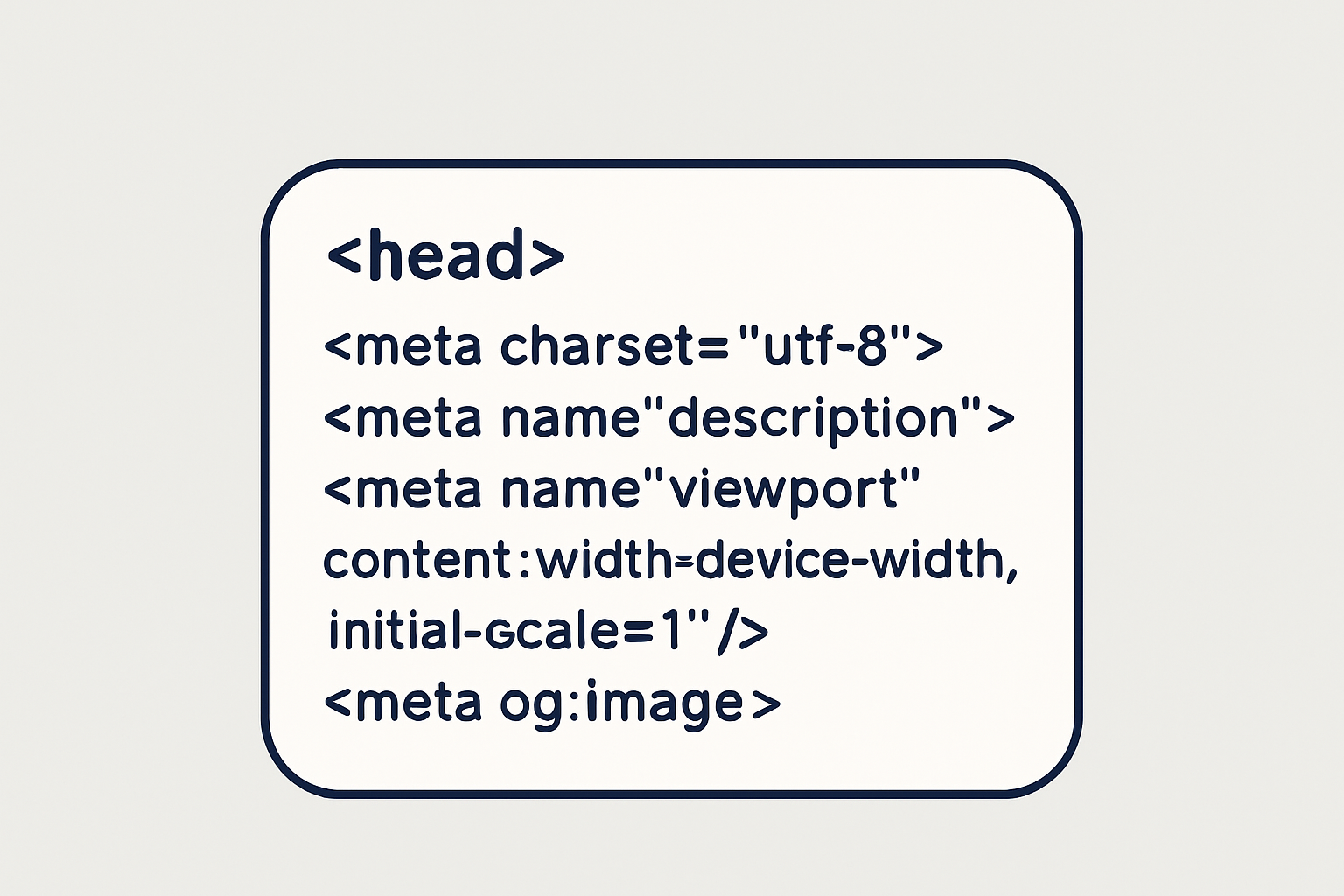 An example of a well-structured HTML &lt;head&gt; section demonstrating various meta values in use