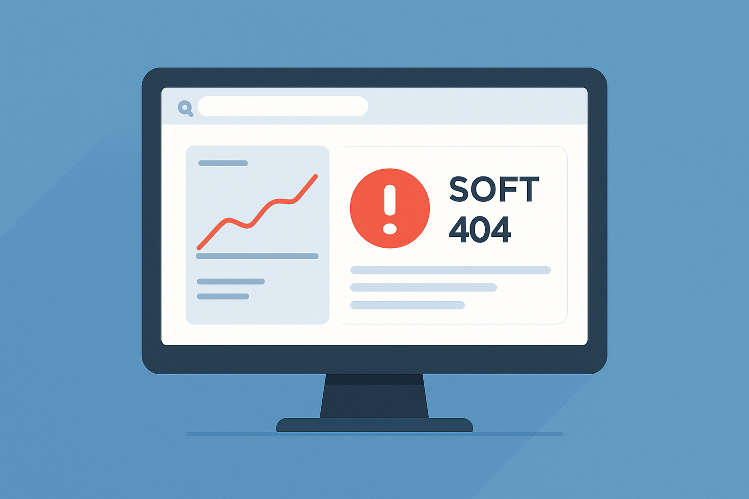 Google Search Console Coverage report showing detected soft 404 errors for a website.