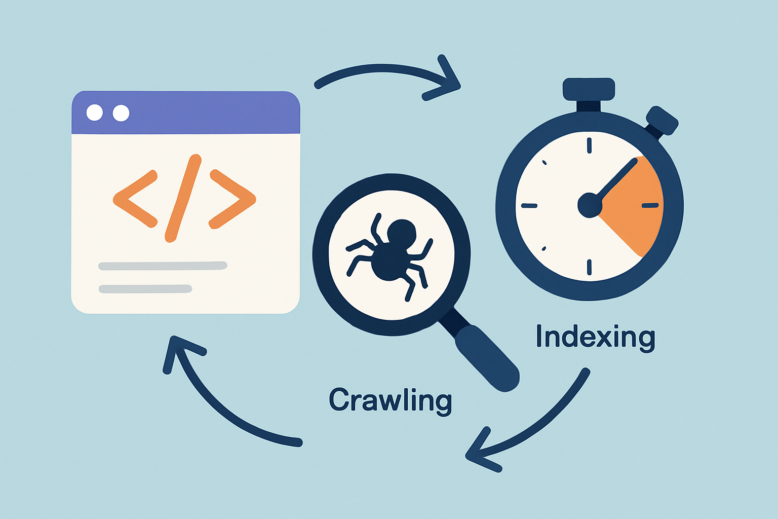 Visual breakdown of key SEO challenges faced by Single Page Applications